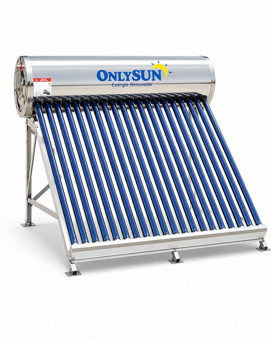 Calentador Solar ONLY SUN de 20 tubos y 240 Lts