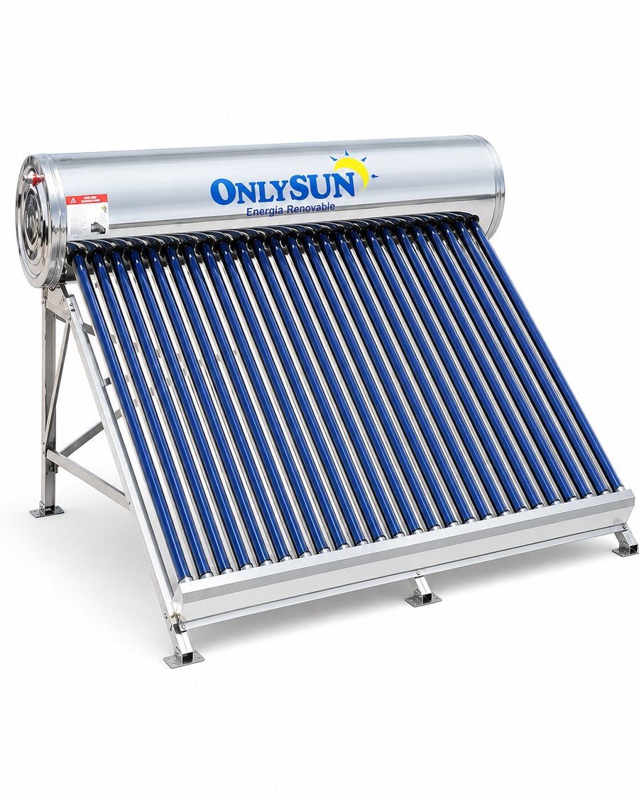 Calentador Solar ONLY SUN de 24 tubos y 282 Lts